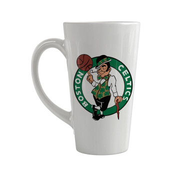 Boston Celtics, Κούπα κωνική Latte Μεγάλη, κεραμική, 450ml