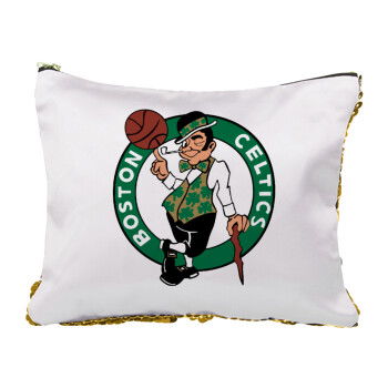 Boston Celtics, Τσαντάκι νεσεσέρ με πούλιες (Sequin) Χρυσό
