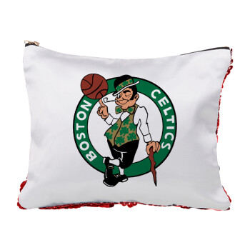 Boston Celtics, Τσαντάκι νεσεσέρ με πούλιες (Sequin) Κόκκινο