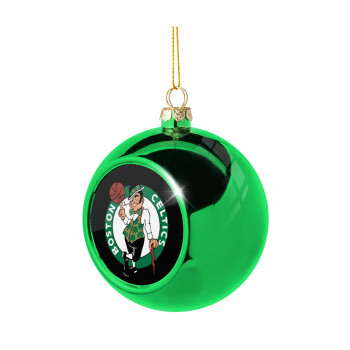 Boston Celtics, Χριστουγεννιάτικη μπάλα δένδρου Πράσινη 8cm