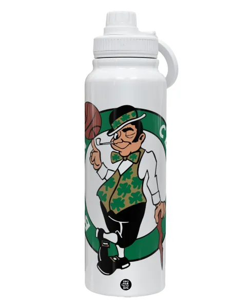 Boston Celtics — 1L Stainless Steel Thermal Bottle with Phone Holder & Double Wall Insulation