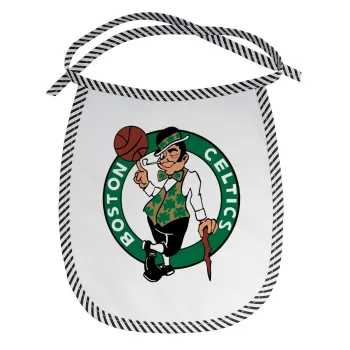 Boston Celtics, Σαλιάρα μωρού αλέκιαστη με κορδόνι Μαύρη