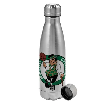 Boston Celtics, Metallic water bottle, stainless steel, 750ml