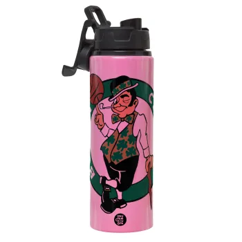 Boston Celtics, Metallic water bottle with safety lid, 850ml aluminum