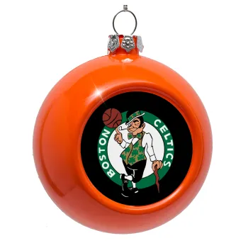 Boston Celtics, Στολίδι Χριστουγεννιάτικη μπάλα δένδρου Πορτοκαλί 8cm