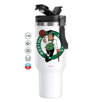 Boston Celtics, Mega Tumbler με καπάκι, διπλού τοιχώματος (θερμό) 1,2L
