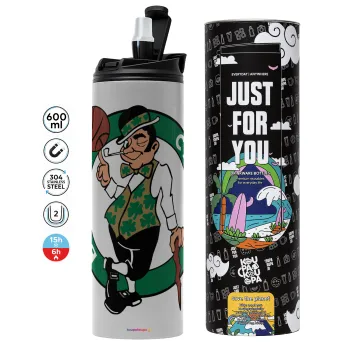 Boston Celtics, Tumbler stainless steel GREY 600ml