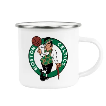 Boston Celtics, Metallic enamel cup white 360ml