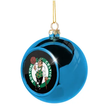 Boston Celtics, Blue Christmas tree ball ornament 8cm