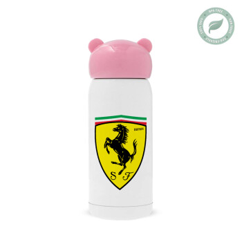 Ferrari, Ροζ ανοξείδωτο παγούρι θερμό (Stainless steel), 320ml