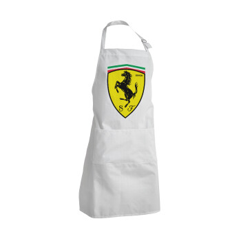 Ferrari, Adult Chef Apron (with sliders and 2 pockets)