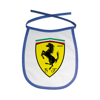 Ferrari, Σαλιάρα μωρού αλέκιαστη με κορδόνι Μπλε
