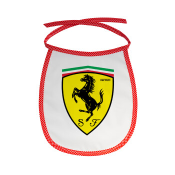 Ferrari, Σαλιάρα μωρού αλέκιαστη με κορδόνι Κόκκινη