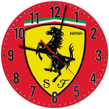 Ferrari, Ρολόι τοίχου ξύλινο (30cm)