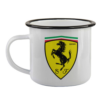 Ferrari, Κούπα εμαγιέ με μαύρο χείλος 360ml