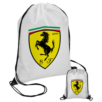 Ferrari, Τσάντα πουγκί με μαύρα κορδόνια (1 τεμάχιο)