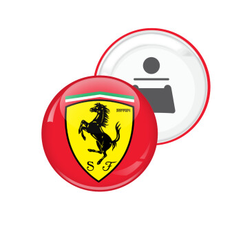 Ferrari, Μαγνητάκι και ανοιχτήρι μπύρας στρογγυλό διάστασης 5,9cm