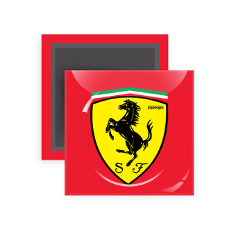 Ferrari, Μαγνητάκι ψυγείου τετράγωνο διάστασης 5x5cm