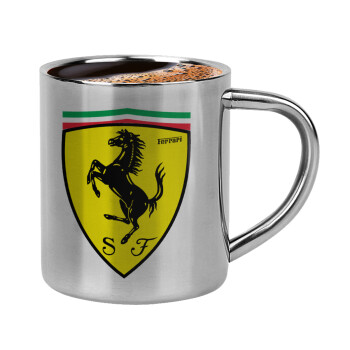 Ferrari, Κουπάκι μεταλλικό διπλού τοιχώματος για espresso (220ml)