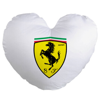 Ferrari, Μαξιλάρι καναπέ καρδιά 40x40cm περιέχεται το  γέμισμα