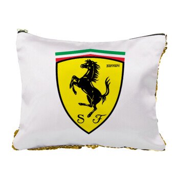Ferrari, Τσαντάκι νεσεσέρ με πούλιες (Sequin) Χρυσό