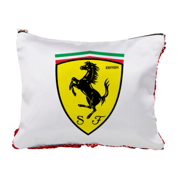 Ferrari, Τσαντάκι νεσεσέρ με πούλιες (Sequin) Κόκκινο
