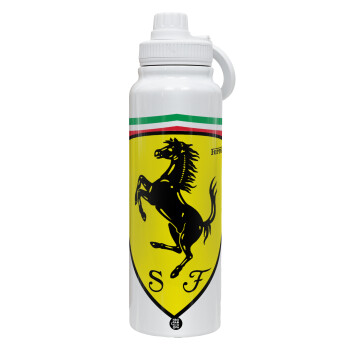Ferrari, Θερμός 1L Ανοξείδωτο με Βάση Κινητού & Διπλά Τοιχώματα