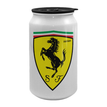 Ferrari, Κούπα ταξιδιού μεταλλική με καπάκι (tin-can) 500ml