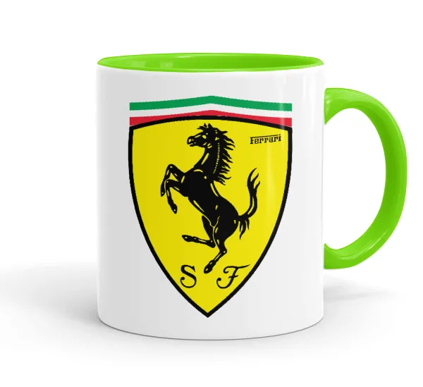 Ferrari — Κούπα χρωματιστή βεραμάν, κεραμική, 330ml