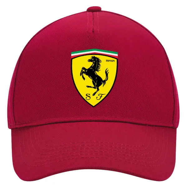 Ferrari — Καπέλο Ενηλίκων Ultimate ΚΟΚΚΙΝΟ, (100% ΒΑΜΒΑΚΕΡΟ DRILL, ΕΝΗΛΙΚΩΝ, UNISEX, ONE SIZE)