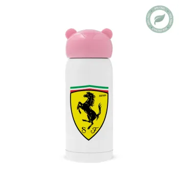 Ferrari, Ροζ ανοξείδωτο παγούρι θερμό (Stainless steel), 320ml