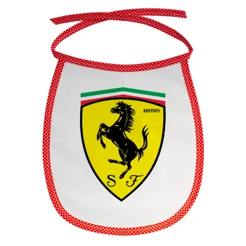Ferrari, Σαλιάρα μωρού αλέκιαστη με κορδόνι Κόκκινη