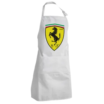 Ferrari, Adult Chef Apron (with sliders and 2 pockets)