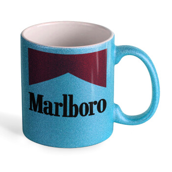 Marlboro, Κούπα Σιέλ Glitter που γυαλίζει, κεραμική, 330ml