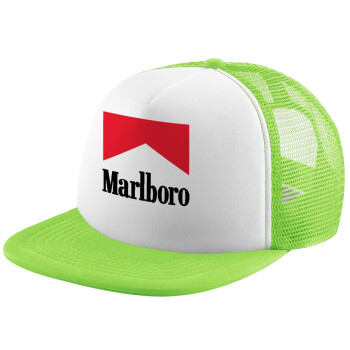 Marlboro, Καπέλο Soft Trucker με Δίχτυ Πράσινο/Λευκό
