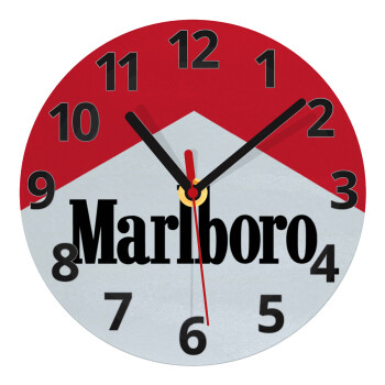 Marlboro, Ρολόι τοίχου γυάλινο (20cm)