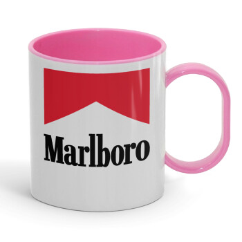 Marlboro, Κούπα (πλαστική) (BPA-FREE) Polymer Ροζ για παιδιά, 330ml