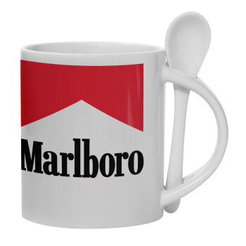 Marlboro, Κούπα, κεραμική με κουταλάκι, 330ml (1 τεμάχιο)