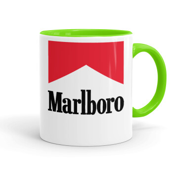 Marlboro, Mug colored light green, ceramic, 330ml