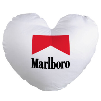 Marlboro, Μαξιλάρι καναπέ καρδιά 40x40cm περιέχεται το  γέμισμα