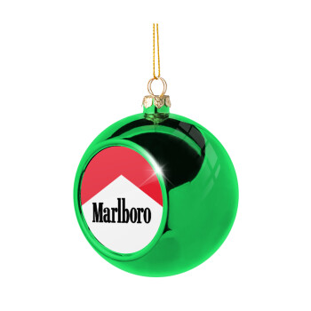 Marlboro, Χριστουγεννιάτικη μπάλα δένδρου Πράσινη 8cm