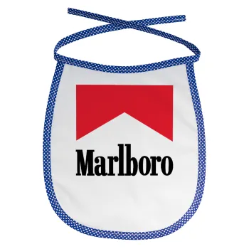 Marlboro, Σαλιάρα μωρού αλέκιαστη με κορδόνι Μπλε