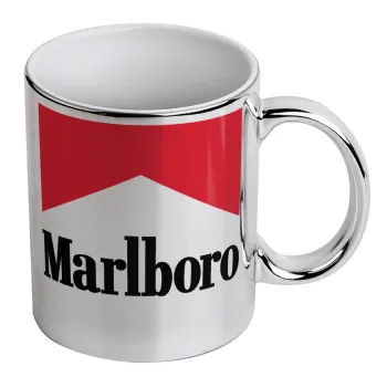 Marlboro, Κούπα κεραμική, ασημένια καθρέπτης, 330ml