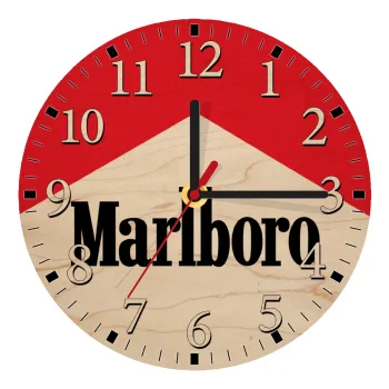 Marlboro, Ρολόι τοίχου ξύλινο plywood (20cm)