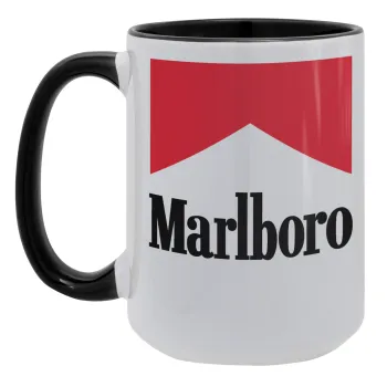 Marlboro, Κούπα Mega 15oz, κεραμική Μαύρη, 450ml