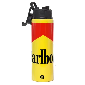Marlboro, Μεταλλικό παγούρι νερού με καπάκι ασφαλείας, αλουμινίου 850ml