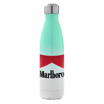 Marlboro, Metal mug thermos Green/White (Stainless steel), double wall, 500ml
