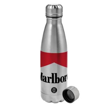 Marlboro, Metallic water bottle, stainless steel, 750ml