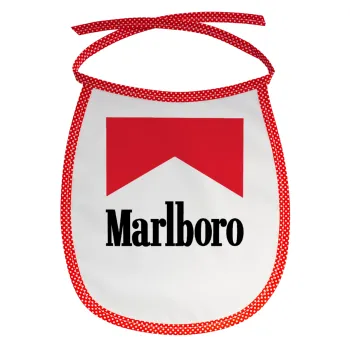 Marlboro, Σαλιάρα μωρού αλέκιαστη με κορδόνι Κόκκινη
