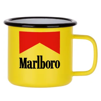 Marlboro, Metallic enamel MATT Yellow cup 360ml